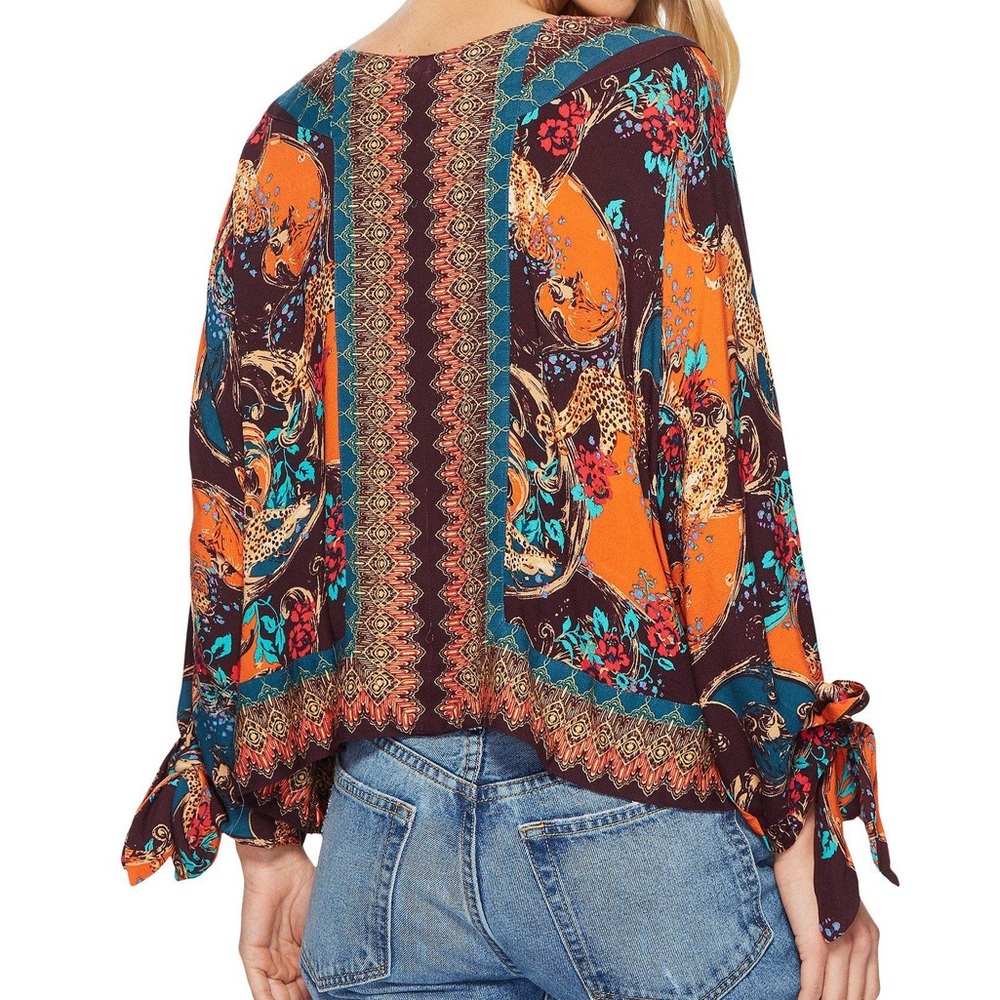 Free People Catch me if you can top purple large - Picture 2 of 8